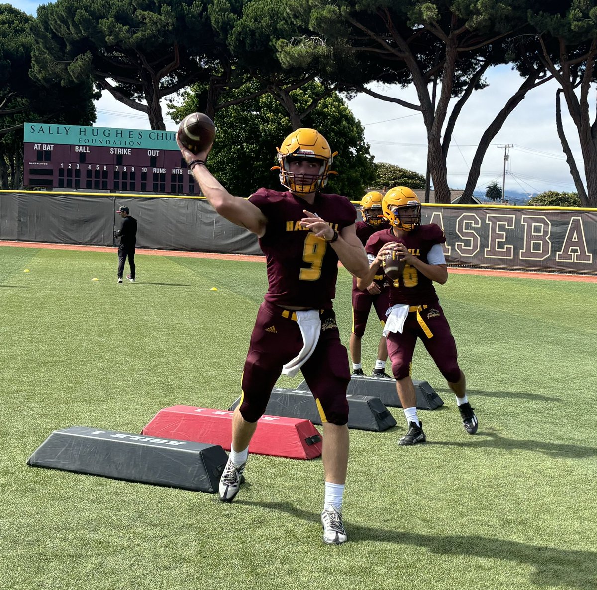 Adam Shaffer accounted for nearly 1,800 yards and 18 touchdowns platooning at quarterback last fall for Hartnell