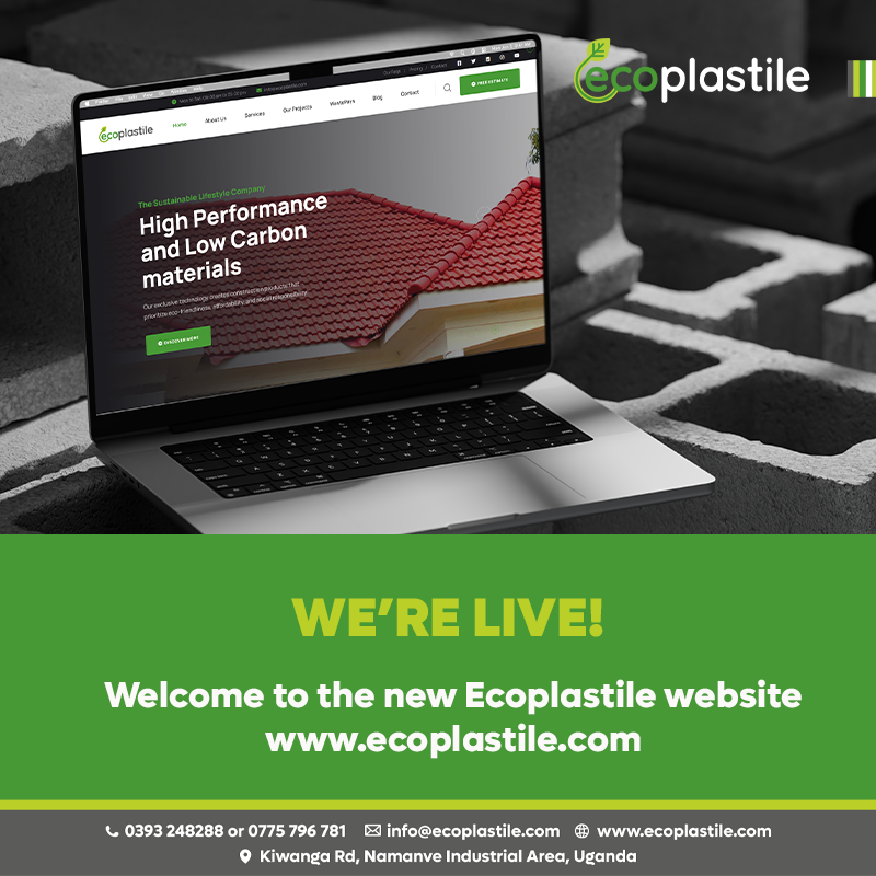 Introducing our new website!

Excited to share that our new website is live and now you can discover how <a href="/EcoplastileInd1/">Ecoplastile</a>  is turning plastic waste into sustainable roofing tiles and other innovative products. 

Visit our website today: ecoplastile.com
#Ecoplastilite
