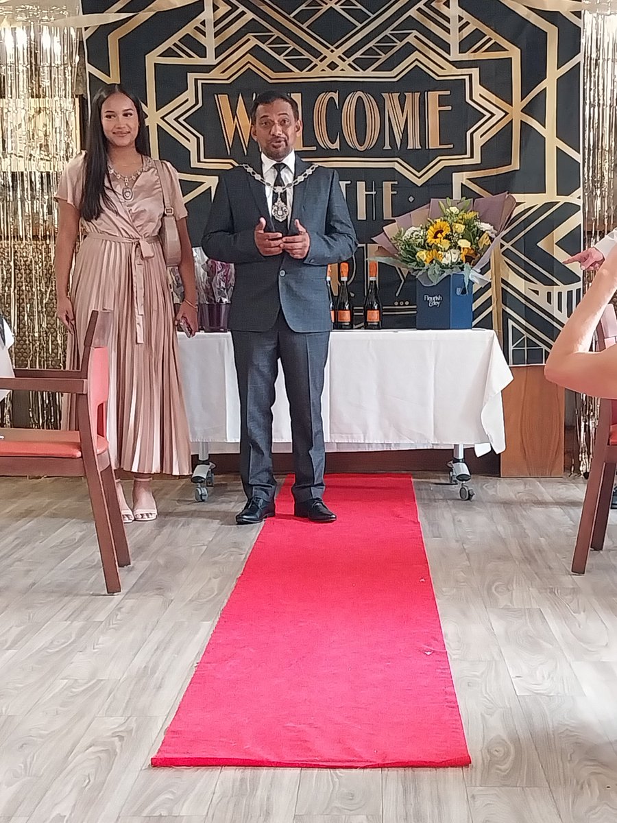 The Deputy Mayor attended the Belong Warrington care home 10th anniversary celebrations last week as part of a 1920’s style theme!