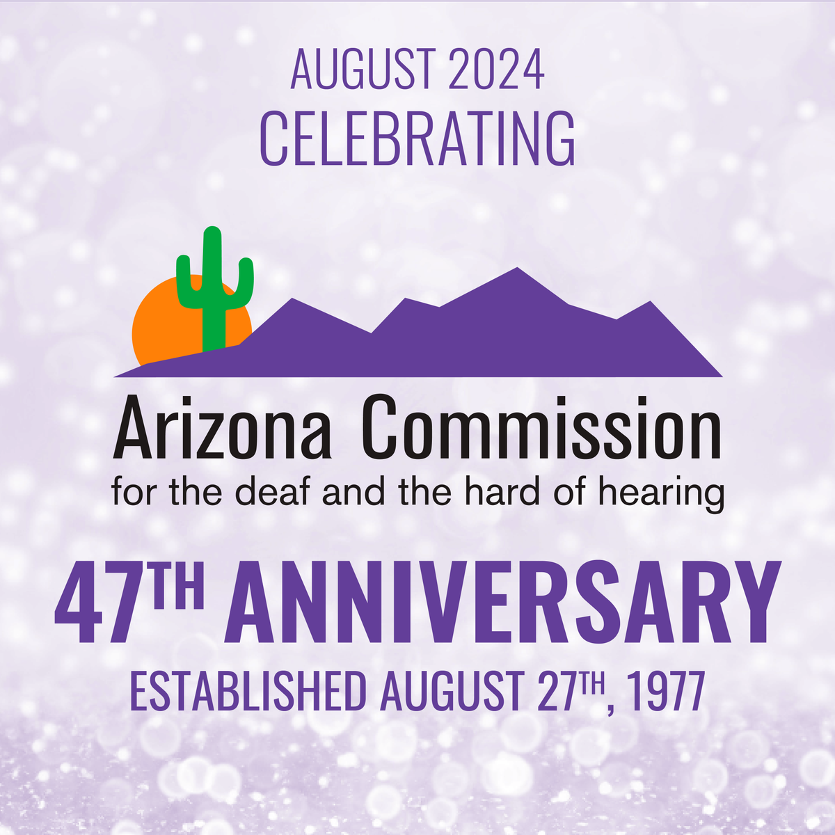 AzCDHH's tweet photo. Happy 47th Birthday to the Arizona Commission for the Deaf and the Hard of Hearing!
#ACDHHWay #ServingArizona https://t.co/JfReIVbPdR