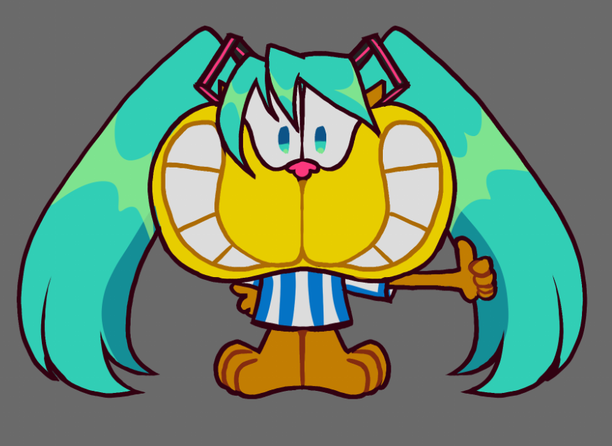 Bra1nana's tweet photo. miku turra o como era https://t.co/YdioCqNCfg