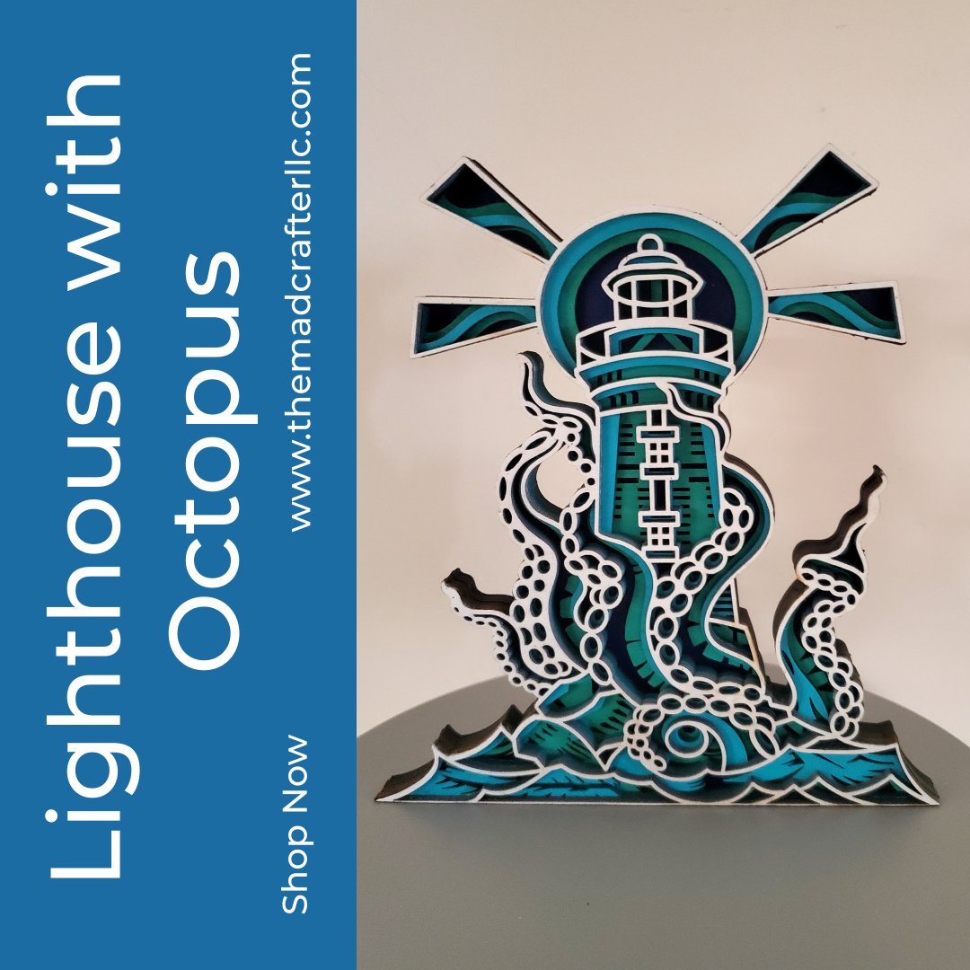 Janelle12487666's tweet image. Feeling like you're in deep water with your room's ambiance? 🌊 Bring coastal charm and fun to your space with our captivating 3-D lighthouse and octopus display! Dive in today at wix.to/1kkrIUg 🏖️🦑 #CoastalChic #DecorInspo #AddSomeFun
