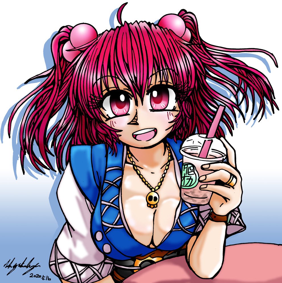 #このタグを見た人は黙って飲み物を持ったキャラを貼る 