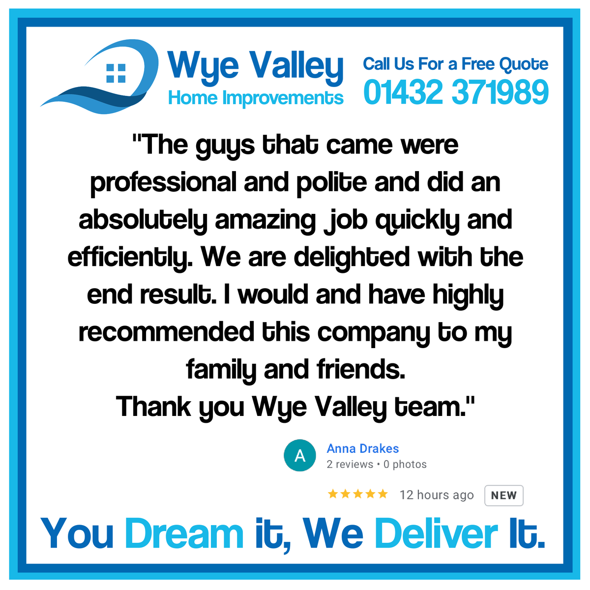 WyeHome's tweet photo. Thank you so much for your wonderful review! We're glad you decided to go with us and that our team could exceed your expectations. It’s fantastic to hear you’re delighted with the results, and your recommendation means the world to us. https://t.co/ImUGAPKBCu
