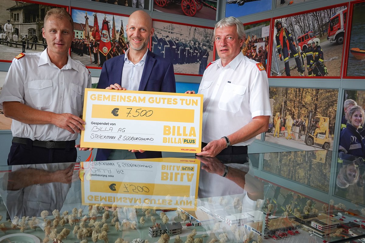 lfv_steiermark's tweet photo. BILLA-Spendenaktion: 7.500 Euro überreicht https://t.co/efrEUmOpdg https://t.co/8O5vjdqSBp