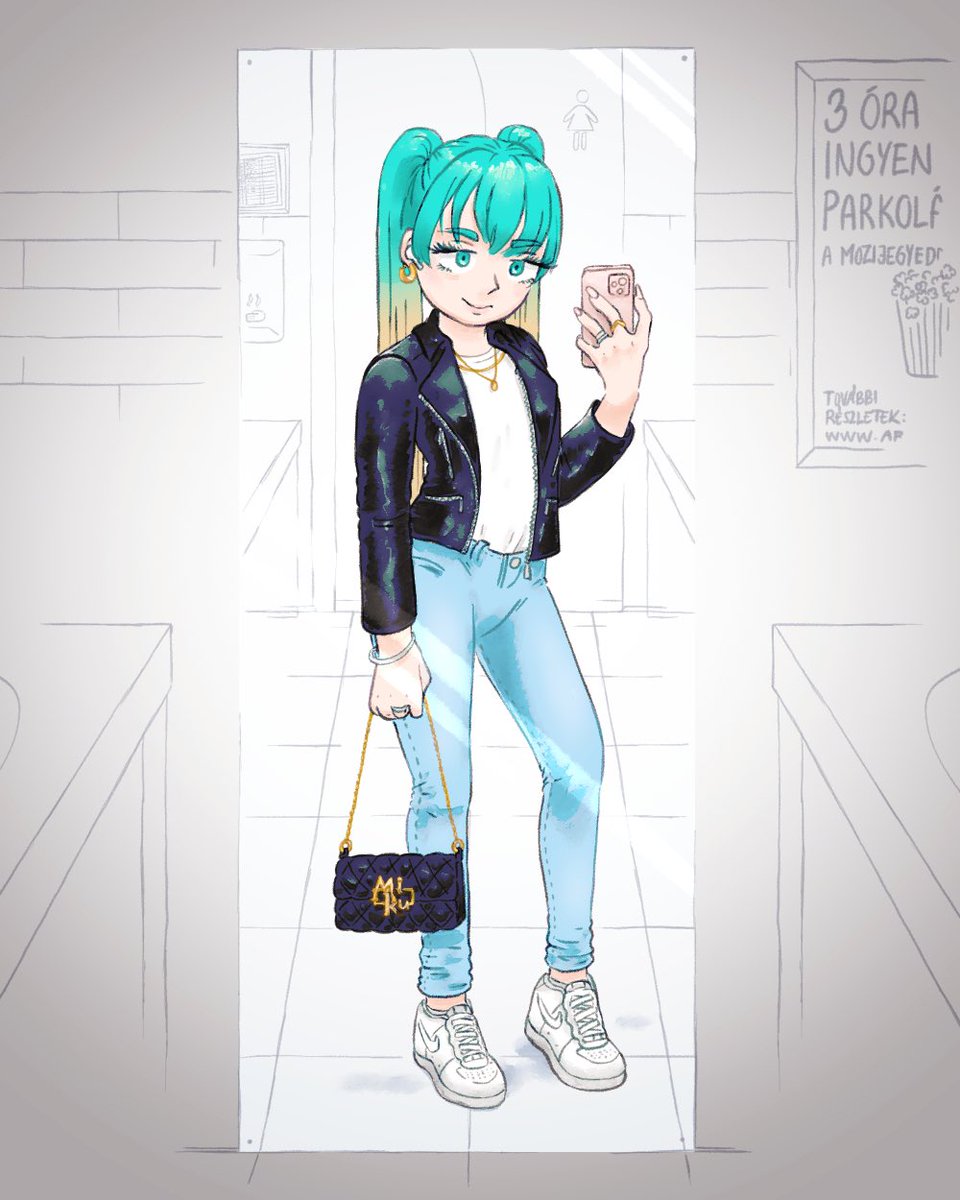 stroobnami's tweet image. Hungarian Miku but she’s basic