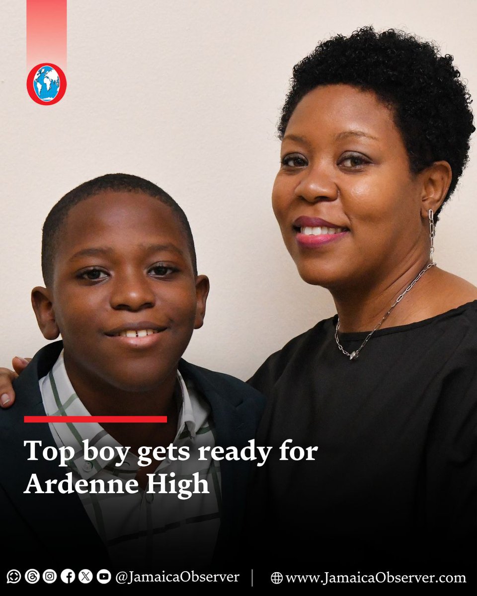 Liberty Academy at the Priory has produced the 2024 top boy in the Primary Exit Profile.

He is 12-year-old Aiden Cummings, who was very intentional about his preparation for the exams that determined where he would receive a high-school education.
jamaicaobserver.com/2024/08/27/top…