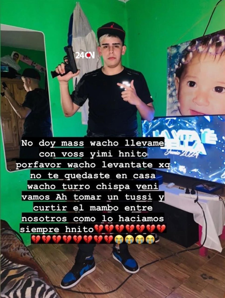 therealbuni's tweet photo. Un chorro de 17 años quiso robarle a un matrimonio y murió en un tiroteo con la policía
Los otros marrones que roban con el subieron historias llorándolo 
Uno menos y faltan los amigos https://t.co/VXGbznaFiV