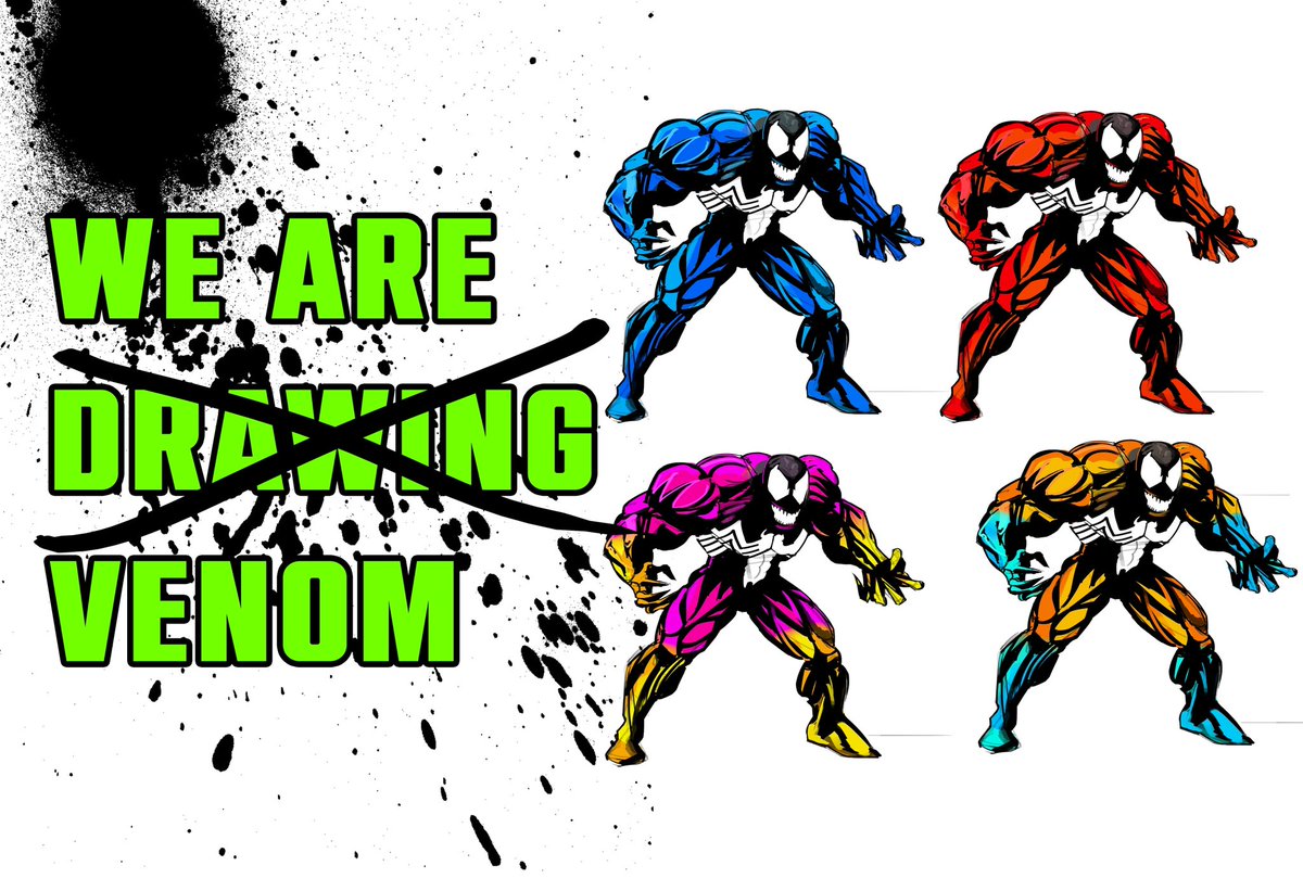 venamisart's tweet photo. Watch me draw #venom https://t.co/NlNQdtNK1t https://t.co/fOdN12V2Oc