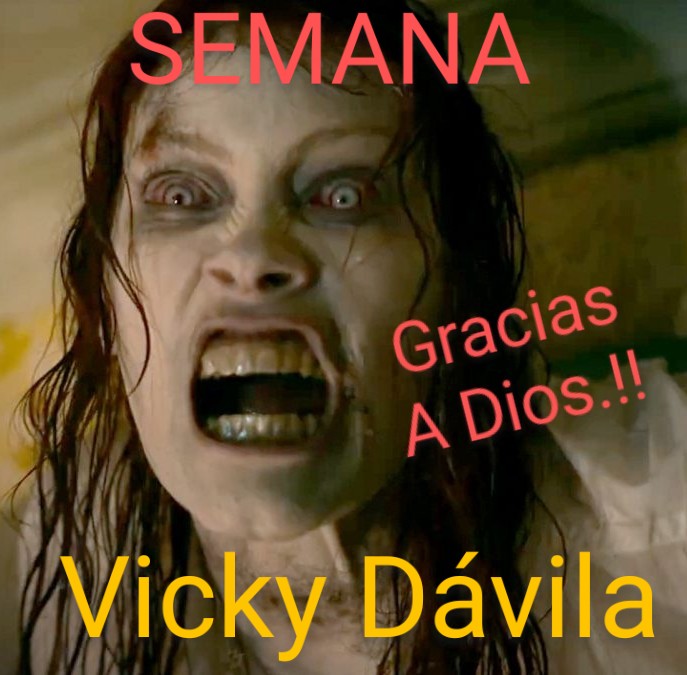 <a href="/VickyDavilaH/">Vicky Dávila</a> Un demonio que dice estar protegido y respaldado por Dios.!!
Sin conocer las escrituras,
Utiliza e invoca su nombre, mientras apoya la maldad de corruptos y criminales.
SI DIOS EXISTE... MAS LE VALIERA NO HABER NACIDO.!!
Su castigo vendrá sobre toda su generación.!!