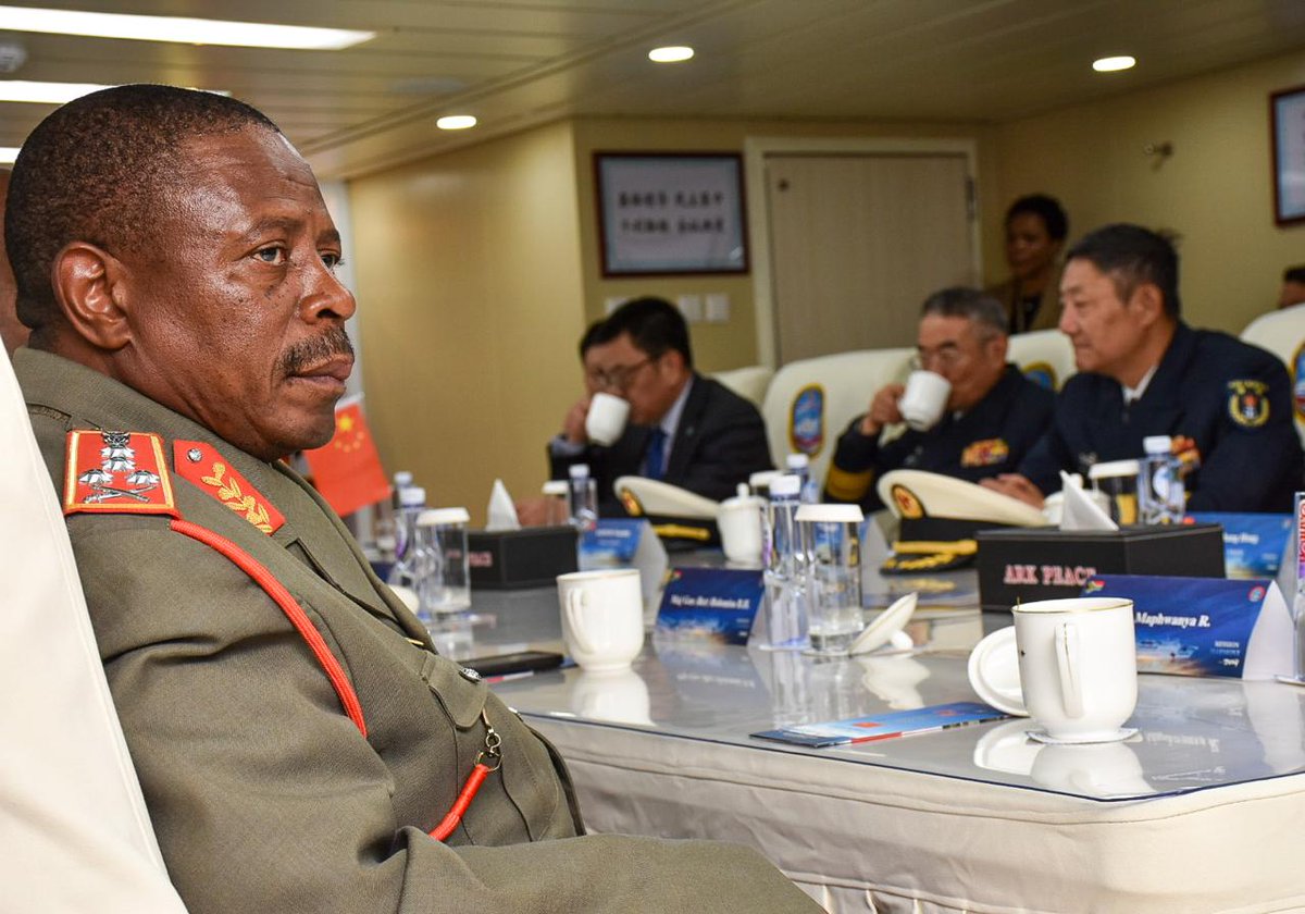 SANDF_ZA's tweet photo. Part 02 || During the penultimate "Mission Harmony," the #SAMilitaryHealthServices, led by the Surgeon General of the #SANDF, Lt Gen (Dr) N.P. Maphaha, in collaboration with the Chinese medical team aboard the Daishan Dao ship, hosted several distinguished guests.
@Defence_ZA https://t.co/IQRyeSXXO9