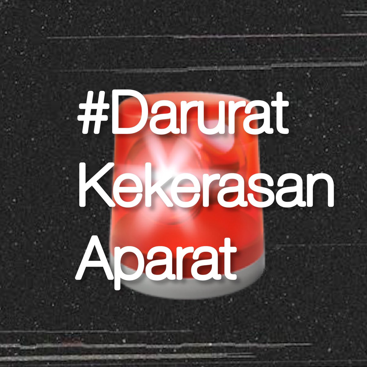 Pakai gambar ini RT kita satukan solidaritas #DaruratKekerasanAparat