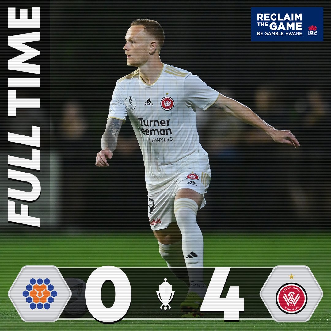 wswanderersfc's tweet photo. Through to the @AustraliaCup Quarter Finals!
#WSW #LIOvWSW https://t.co/NSL8yj9G7q
