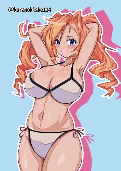 水着ホノルル(差分日焼けモード)#艦これ 