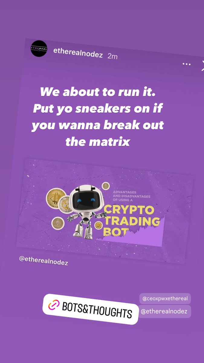 We are turning on the manual bot tomorrow afternoon 🚀🚀