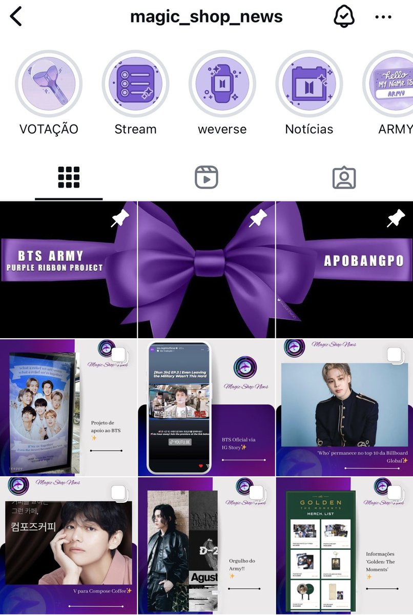 magic_shopBTS7's tweet photo. Olá! Essa é a Magic Shop News!! Uma fanbase dedicada ao BTS e ao Army 💜 

Nosso ponto principal é o Instagram, mas estamos migrando também para o X!! 

🔗 https://t.co/6GBJLgiE94 https://t.co/p0J2I09dQy