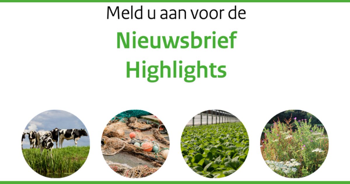 Highlights Agroberichten Buitenland is de wekelijkse nieuwsbrief van het LVVN Attaché Netwerk. U wordt iedere week geattendeerd op nieuws, activiteiten en achtergrondinformatie op het internationale domein van landbouw, visserij, voedsel en natuur. 
🔗agroberichtenbuitenland.nl/abonneren/abon…