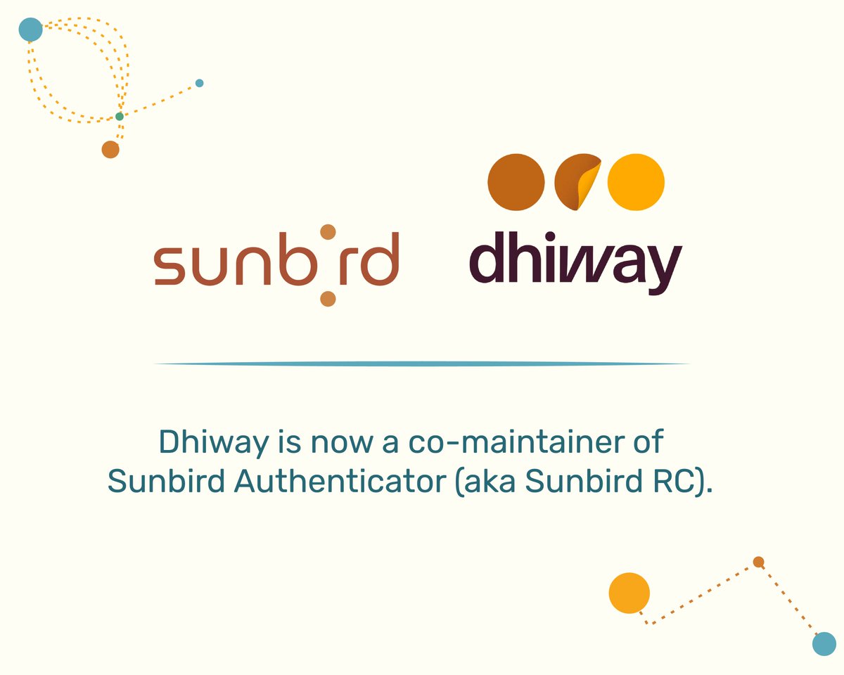 The Sunbird Collective is excited to welcome <a href="/dhiwaynetworks/">dhiway</a> as a co-maintainer for Sunbird Authenticator (AKA Sunbird RC-Registry and Credentials). <a href="/dhiwaynetworks/">dhiway</a> comes with a rich experience of building and maintaining open-source projects and building large communities.