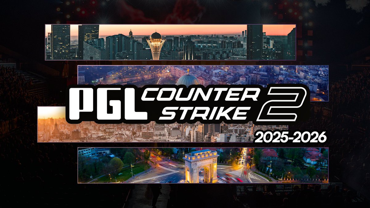 pglesports's tweet photo. 📢 Exciting news for CS2 fans! 🌍

🎯 Get ready for PGL CS2 2025-2026 Ranked Global Tournaments Across Iconic Landmarks!

📰 Find out all the locations, dates, and details here: https://t.co/I6rvnrODiG

#PGLCS2 https://t.co/L52U5VSJ0P