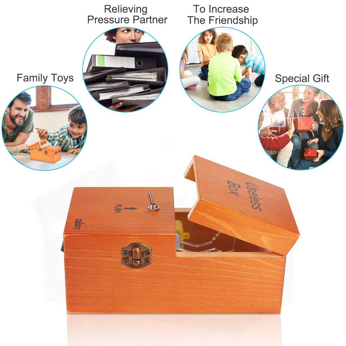 UnicunShop's tweet image. This box does ONE thing: turn itself OFF! 😂 It&apos;s the perfect useless gift for anyone with a sense of humor.  Get yours here: unicun.com/product/useles… #uselessbox #gaggift #funnygifts