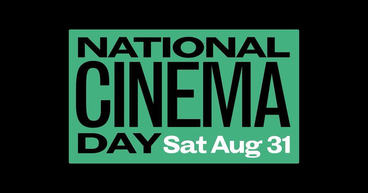 National Cinema Day is returning this Saturday, August 31, with participating cinemas across the UK offering tickets from £4!

Now in its third year, the day will take place at over 630 venues, with all formats priced from £4. 

buff.ly/3KXp5cc