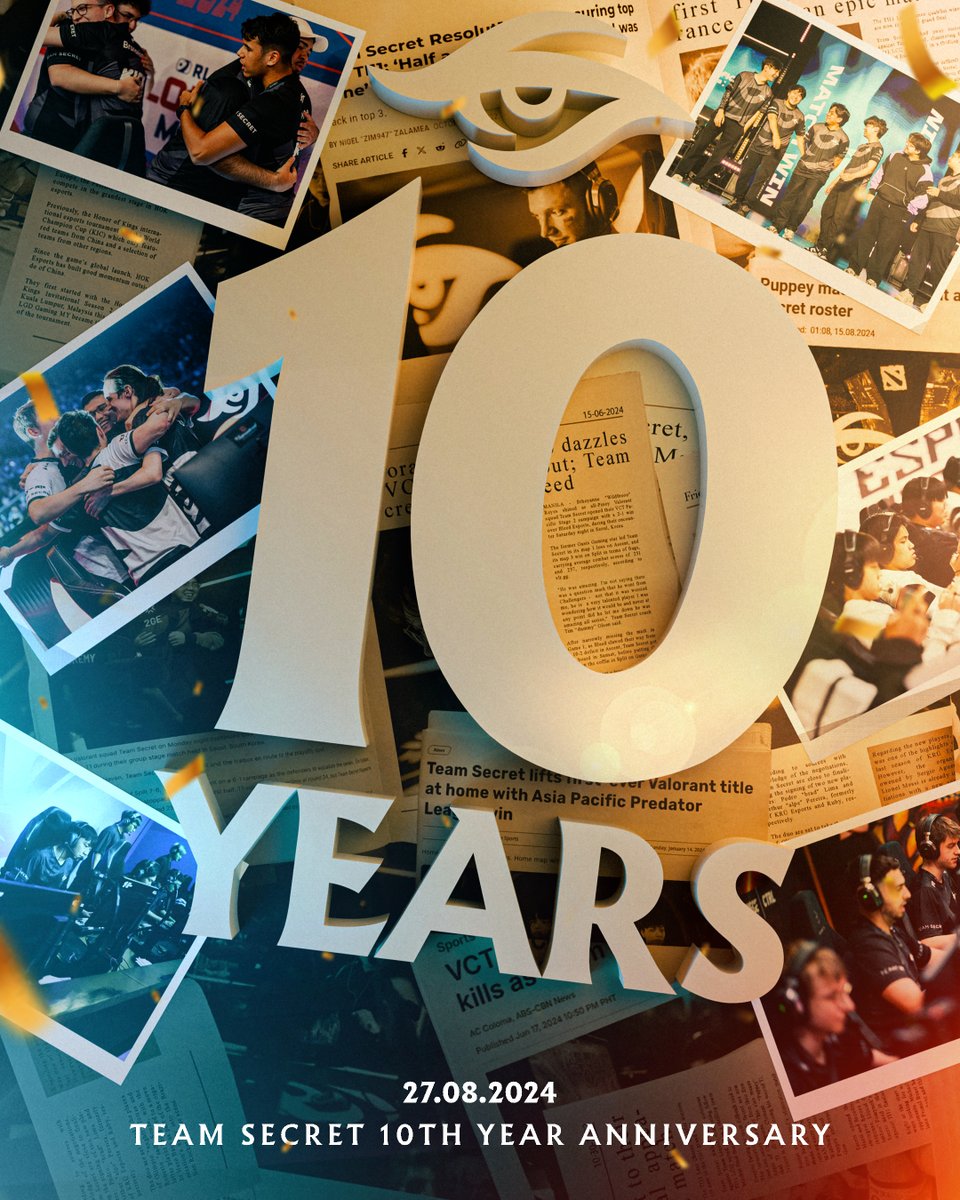 teamsecret's tweet photo. 10 years of Team Secret.

From a small Dota 2 roster to a global organization with rosters competing across the entire world.

Thank you for everything 🖤🤍 https://t.co/9KRqXevfEa