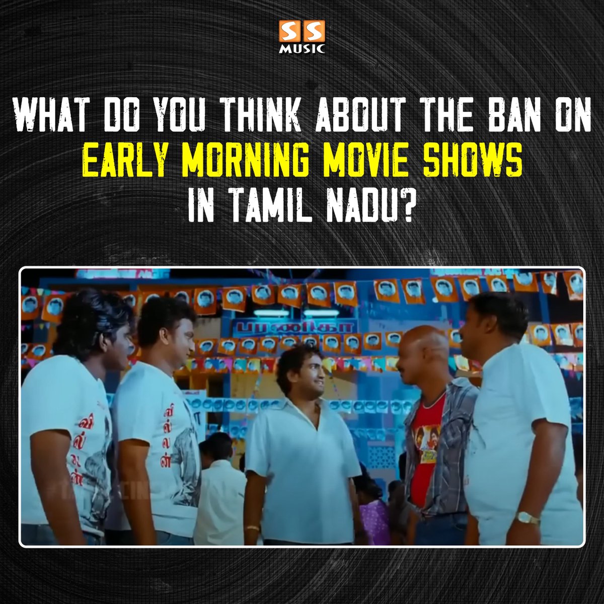 SSMusicTweet's tweet photo. What's Your Opinion? 🤔
.
#Kollywood #TheGreatestOfAllTime #TheGOAT #ThalapathyVijay #EarlyMorningShows #SSMusic https://t.co/Nuinp7pCTw