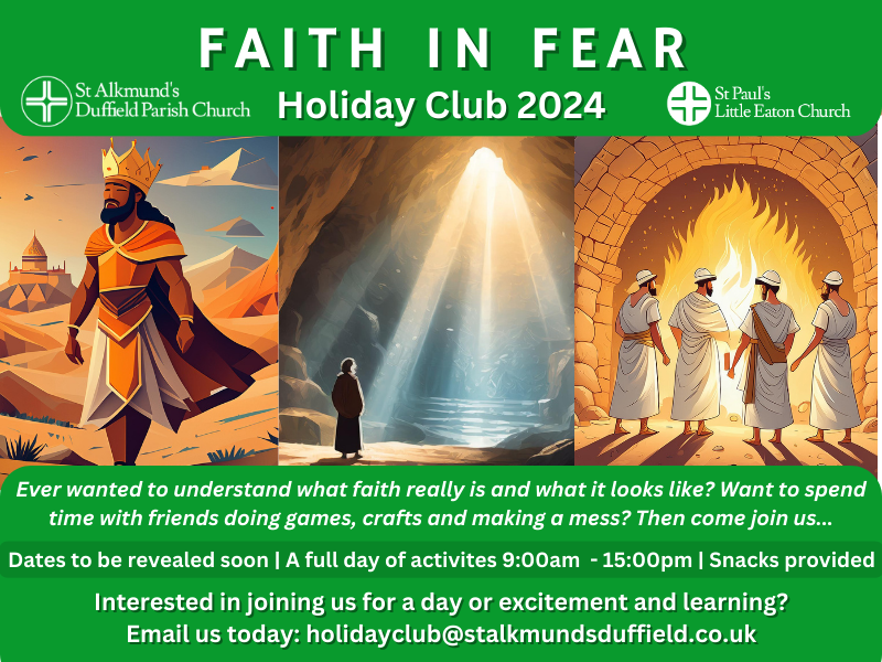 StAlksDuffield's tweet photo. So, you think it's too late to join us on Friday at St Paul's Church Hall? Well it isn't, hurray!!! If you have primary school age children, drop us an email, or just turn up on Friday morning for a great day. https://t.co/xk2CEfKJKA