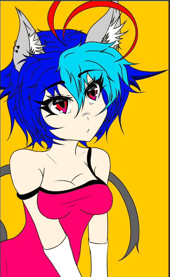 WolfhazardB's tweet photo. ever wonder how she looks as a human 🤔
(unfinish drawing)
#art
#digitalart 
#furry
#furryarts 
#drawing
#digitalillustration https://t.co/DyQRgx849a