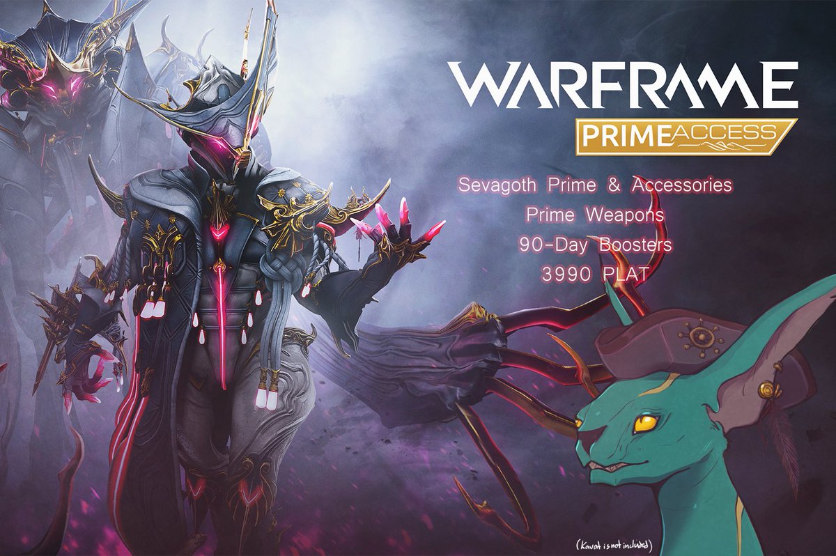 Sevagoth Prime Access Giveaway!
Kindly provided by DE

Enter by:
🦜Follow
🦜Like
🦜Retweet

Optional: Show me your Warframe fashion

The winner will be picked on September 15th