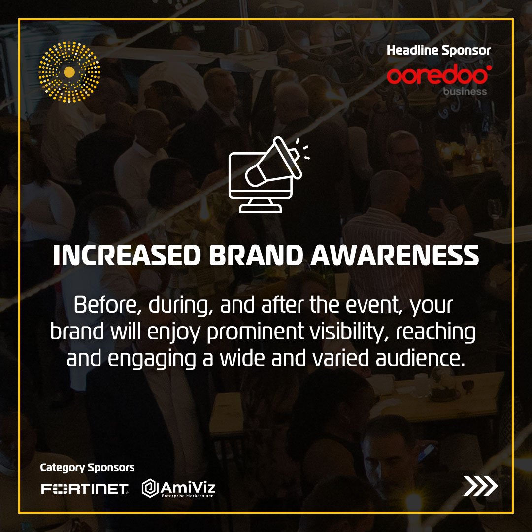 IntICTAwards's tweet photo. Boost your brand’s presence in the ICT industry by sponsoring the Intelligent ICT Awards Middle East!

Why sponsor? 
⭐Increase brand awareness
⭐Build relationships
⭐Enhance brand recognition

Contact us today to explore sponsorship opportunities: 
eventsteam@lynchpinmedia.com https://t.co/CnNXEvxawd