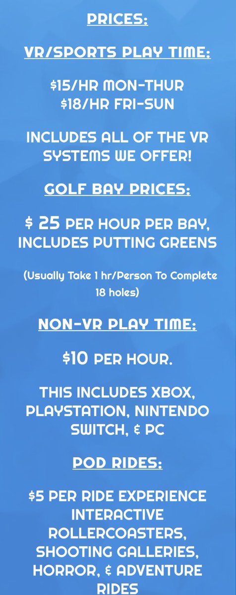 thevrcenter's tweet photo. Fall Prices https://t.co/sQ9tcRuAtA
