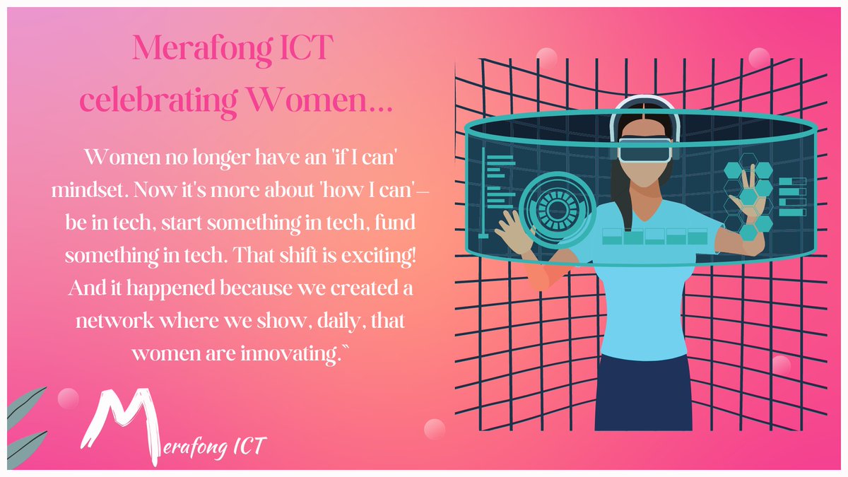 merafongict's tweet photo. Women's month inspiration.
#WomenInTech #womeninit
#merafongict https://t.co/5IBBHBU8Sp