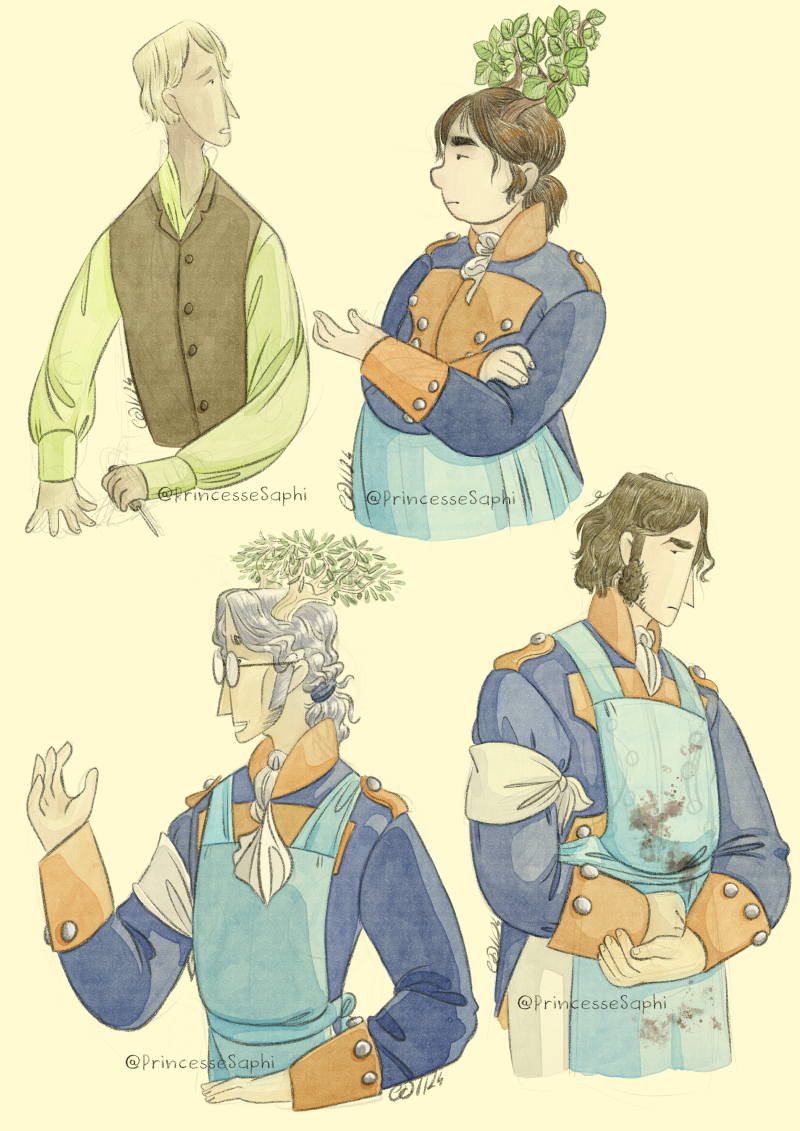 Des personnages d'AU...