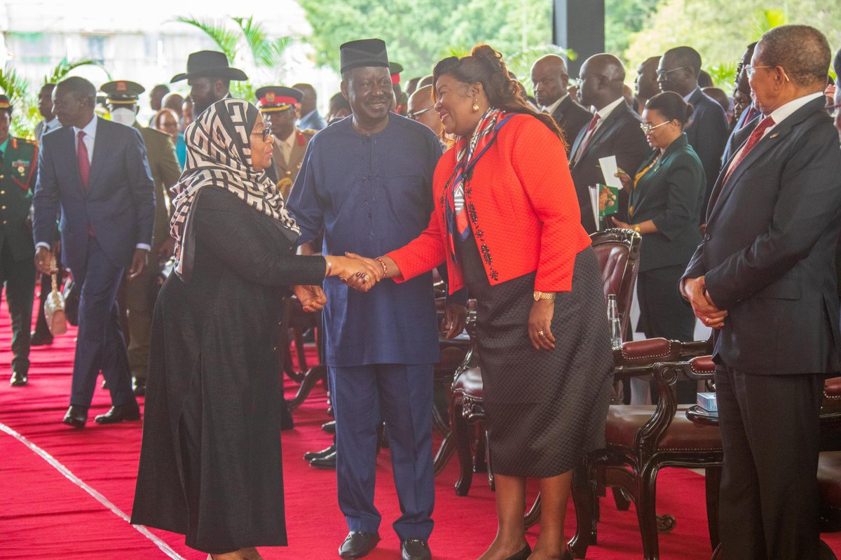 RailaOdinga's tweet photo. Thank you, President @SuluhuSamia, for your encouragement, solidarity, and support. https://t.co/eLgCcwJKrV