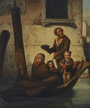 alberto_sanavia's tweet photo. #10settembre 1903, #Venezia: muore il pittore Antonio #Rotta. Qui dal 1841 dove fu allievo di Ludovico #Lipparini, il figlio Silvio Giulio seguirà le sue orme. Ispirandosi alle Ballate di Luigi Carrer, fu il poeta di Venezia della pittura, ispirandosi a scende popolari https://t.co/xO7060Qpm3
