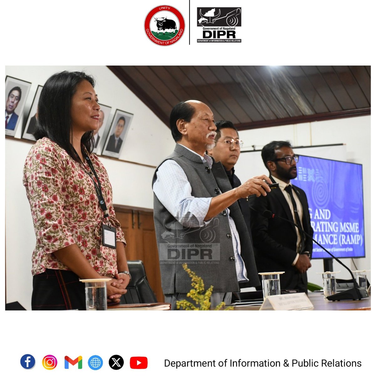DIPR Nagaland (@dipr_nagaland) on Twitter photo CM, <a href="/Neiphiu_Rio/">Neiphiu Rio</a> launching RAMP, a World Bank supported Central Sector Scheme of GOI on 27th August 2024, at the NLA Secretariat, Thizama, Kohima. CM, <a href="/Neiphiu_Rio/">Neiphiu Rio</a> launching RAMP, a World Bank supported Central Sector Scheme of GOI on 27th August 2024, at the NLA Secretariat, Thizama, Kohima.
