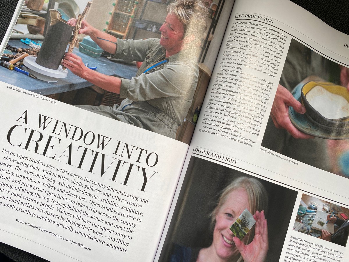 DevonArtistNet's tweet photo. Have you seen? Weβre in the September issue of Devon Life magazine @DevonLife ππ
Itβs available to buy now so be sure to grab your copy π
#DevonLife #ArtInDevon #DevonOpenStudios #MadeInDevon https://t.co/Xz2MS7ksfJ
