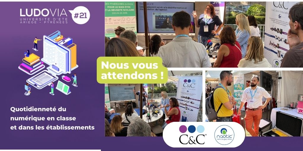 <a href="/NaoticFR/">Naotic</a>  fait sa rentrée au salon <a href="/ludoviaORG/">@ludoviaorg.bsky.social</a> ! Rejoignez nous sur le stand ST26 avec <a href="/cec_fra/">C&C France | Apple Premium Partner</a>. Découvrez nos dernières innovations conçues pour simplifier le quotidien des équipes enseignantes et l'utilisation des appareils pour les élèves. 
#ecolenumerique #classemobile