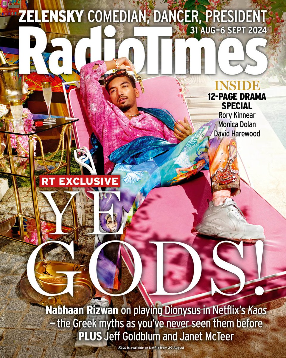 RadioTimes's tweet image. In this week’s issue of Radio Times, we’re bringing you a Drama special featuring three of the stars of the new Netflix show, #Kaos – a mind-bending reimagining of Greek mythology.