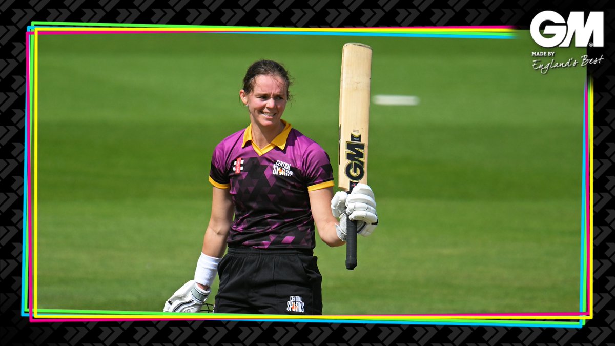 GM Cricket 🏏 (@gmcricket) on Twitter photo Eve Jones scored an incredible match-winning 130 as Central Sparks posted their highest ever Rachael Heyhoe Flint Trophy run total
Eve plundered 18 4's and a 6 in 163 balls over 3 scintillating hours to secure the win over Western Storm
<a href="/eve_jones11/">Evelyn Jones</a> @centralsparks #gmhypa Eve Jones scored an incredible match-winning 130 as Central Sparks posted their highest ever Rachael Heyhoe Flint Trophy run total
Eve plundered 18 4's and a 6 in 163 balls over 3 scintillating hours to secure the win over Western Storm
<a href="/eve_jones11/">Evelyn Jones</a> @centralsparks #gmhypa