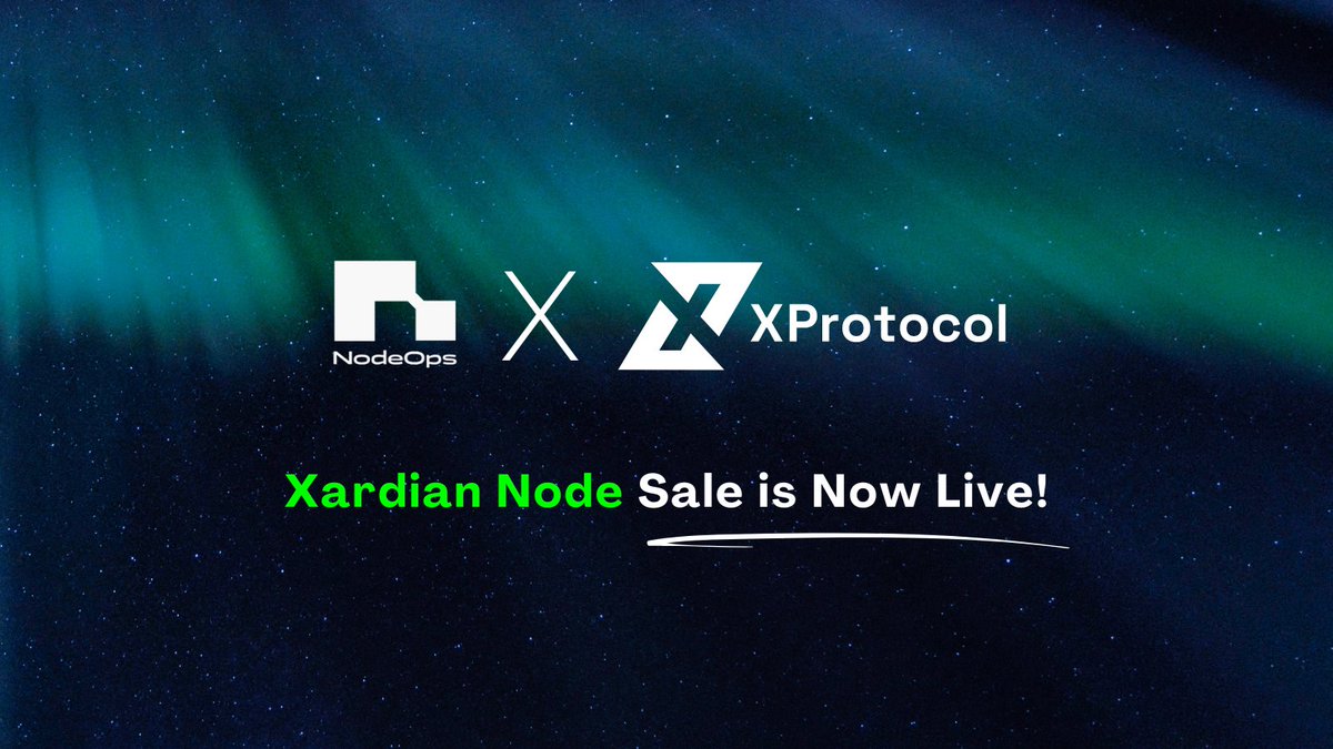 NodeOpsHQ's tweet image. The wait is finally over - today is the day! 🎉

@xprotocol_org 's exclusive Xardian node sale for NodeOps whitelisted community members is now live:

⏰ Tier 1 &amp;amp; Tier 2 are up for sale!

Don't miss out! Head over to the NodeOps launchpad now: 👇
console.nodeops.xyz/launchpad/xpro…
