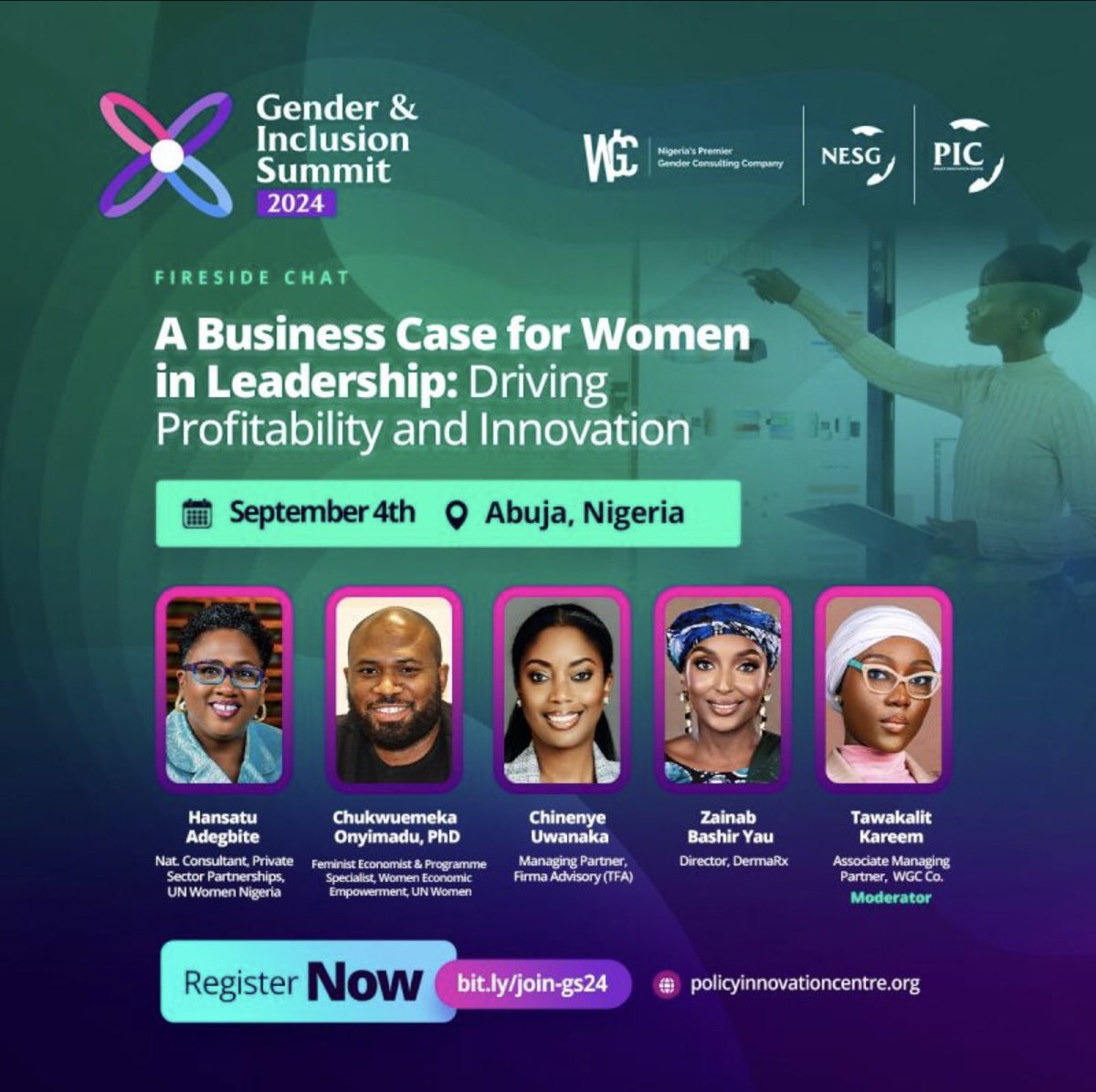 d_hebbie's tweet photo. Join the conversation with our sophisticated speakers ! Together, let's reimagine gender inclusion as the key to ending poverty and building a more equitable future. Whether in person or online, don’t miss this hybrid event!
#PIC #GS24 #InclusivePathways #PovertyReduction https://t.co/inRZGaN2iR