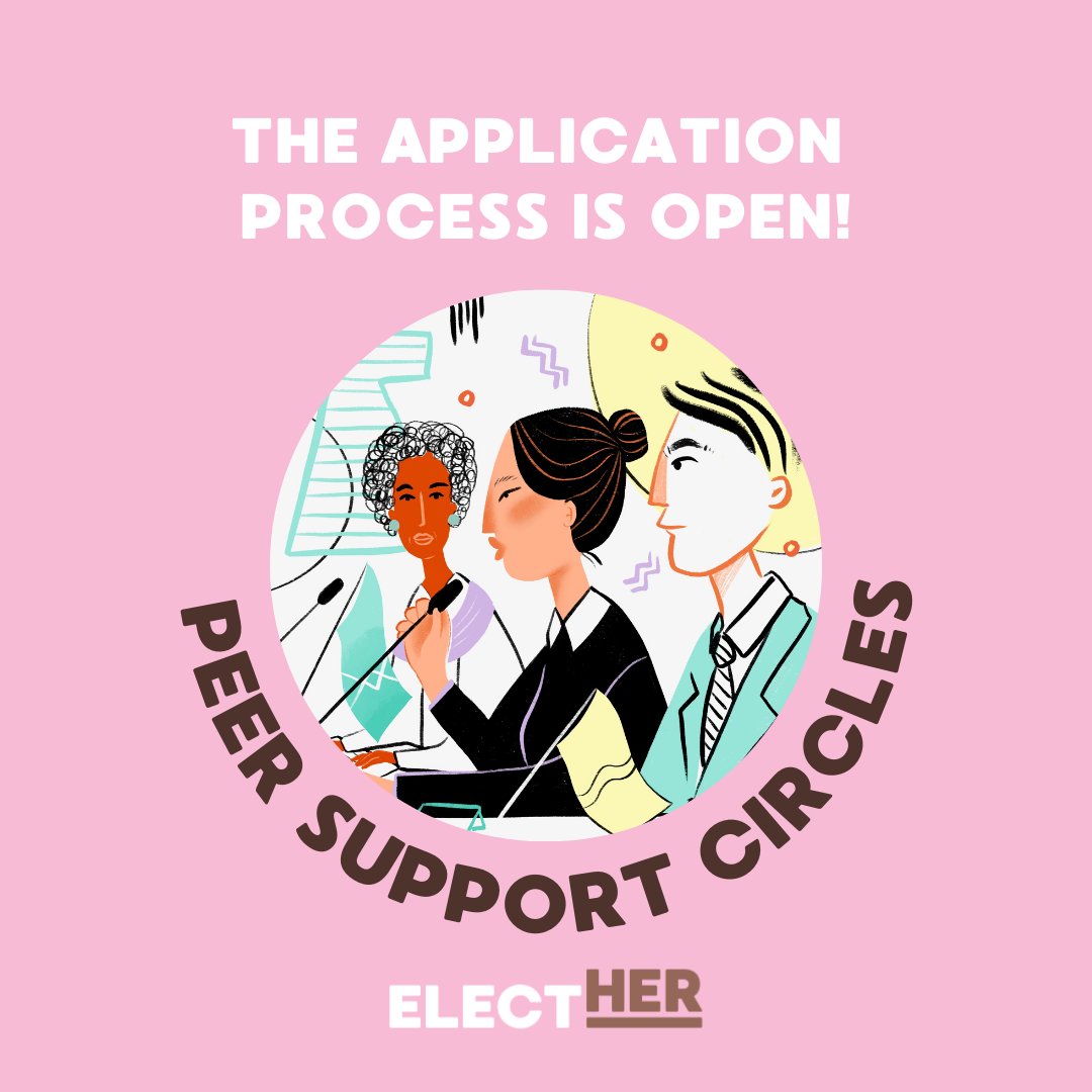 Our application process is now open! 🚨

Take a step in the right direction in your political future and with our free Peer Support Circles. The sessions create a safe space to encourage your ambitions of standing for elected office. 🙌

➡️ Apply now! 🚀 f3sjsjwym8e.typeform.com/to/u9FDRjvA