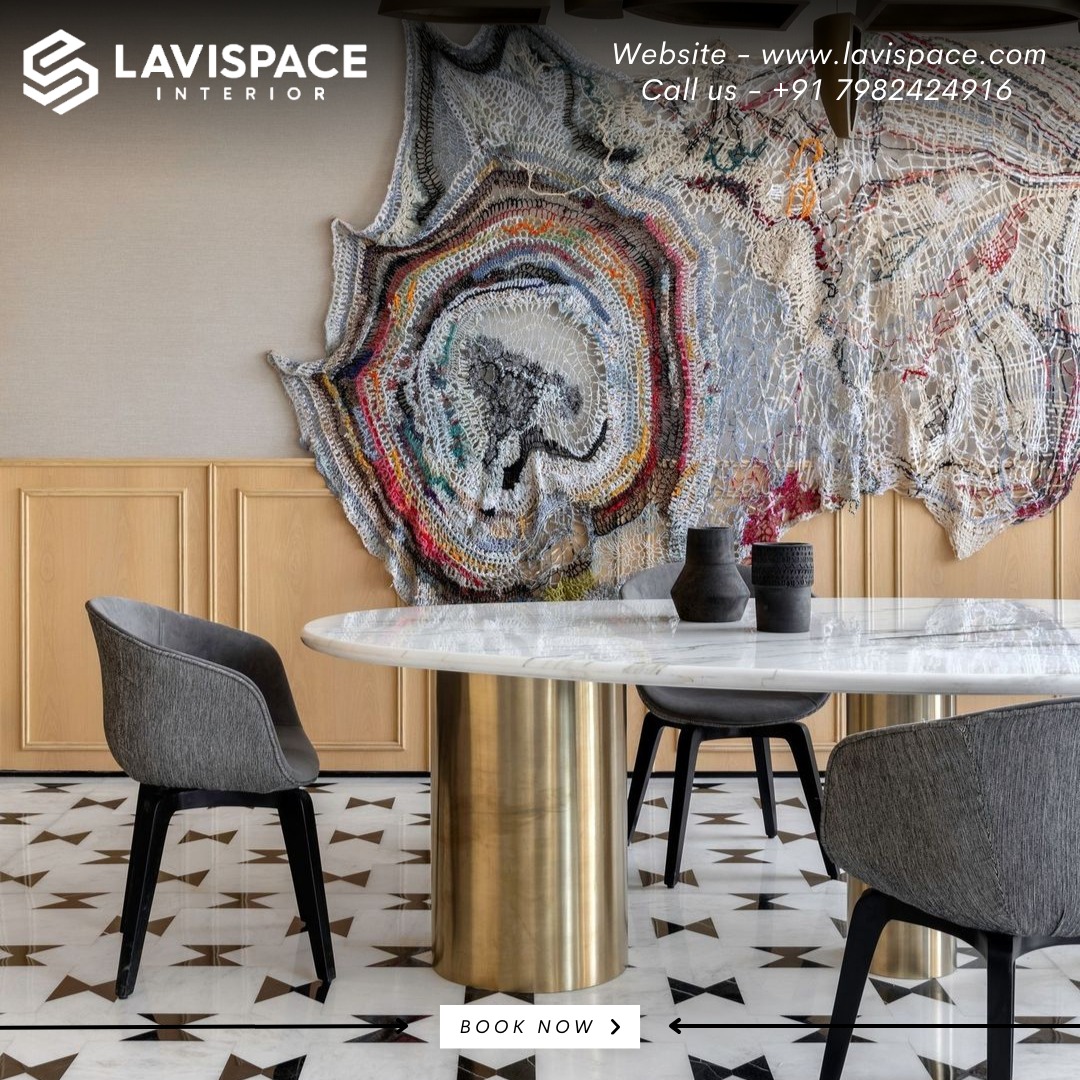 Where art meets dining—discover luxury with Lavispace Interior. ✨
.
.
Book Your Free Consultation Today
Visit: lavispace.com
Call - +91 7982424916
.
#lavispace #interiordesign #homestyle #DiningRoomElegance #InteriorDesignArt