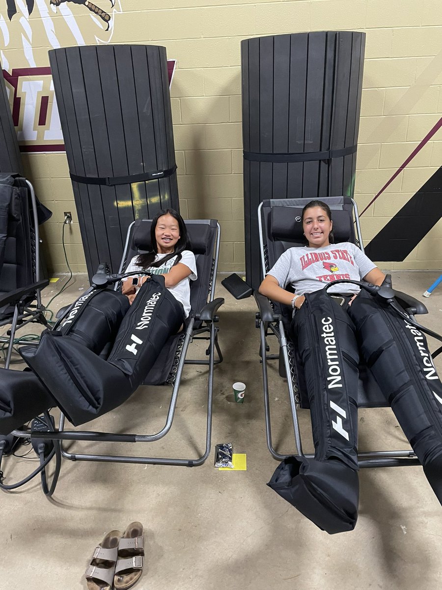 Dunlaptennis's tweet image. #Heatwave2024 changed plans a bit, but 🦅 still took flight
Recovery with Elite Sports Recovery, then late night practice
#LetsGo #OnTheGrind 

@DunlapAthletics