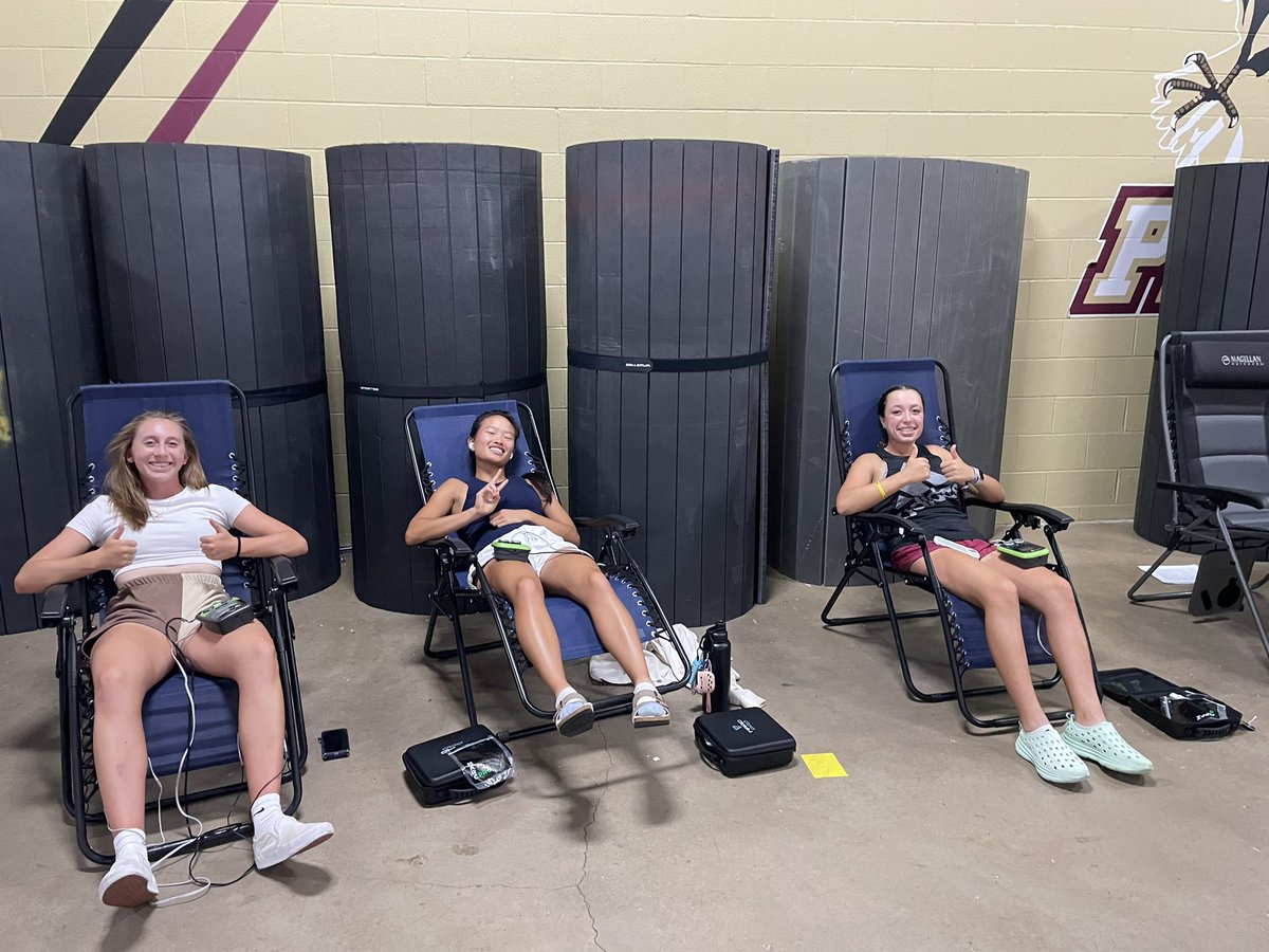 Dunlaptennis's tweet image. #Heatwave2024 changed plans a bit, but 🦅 still took flight
Recovery with Elite Sports Recovery, then late night practice
#LetsGo #OnTheGrind 

@DunlapAthletics