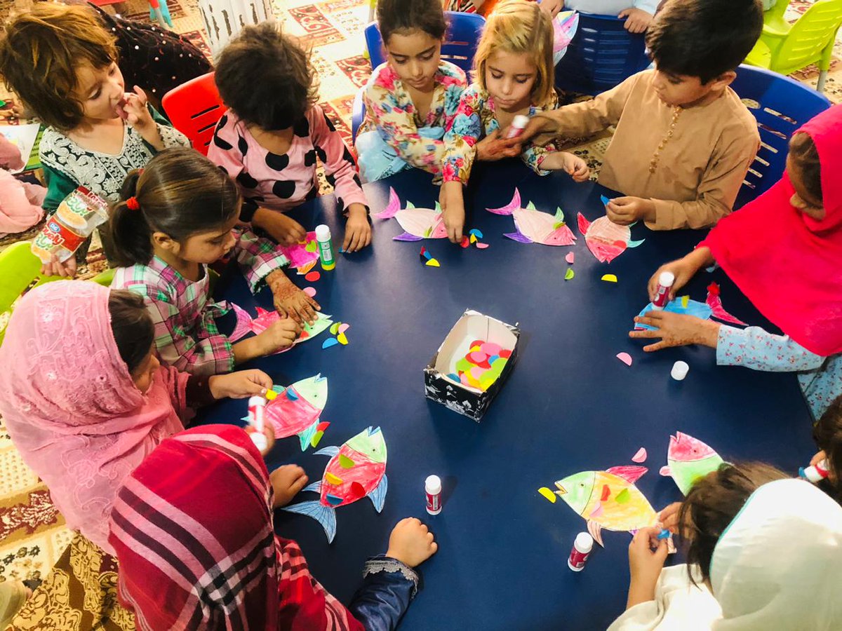 WESS through its UCH is having proud privilege to work with Forced-displaced Afghans &amp; host community's vulnerable children (including  street working children,garbage collectors &amp; home based workers)through non-formal education programming to prepare them to join formal schools.