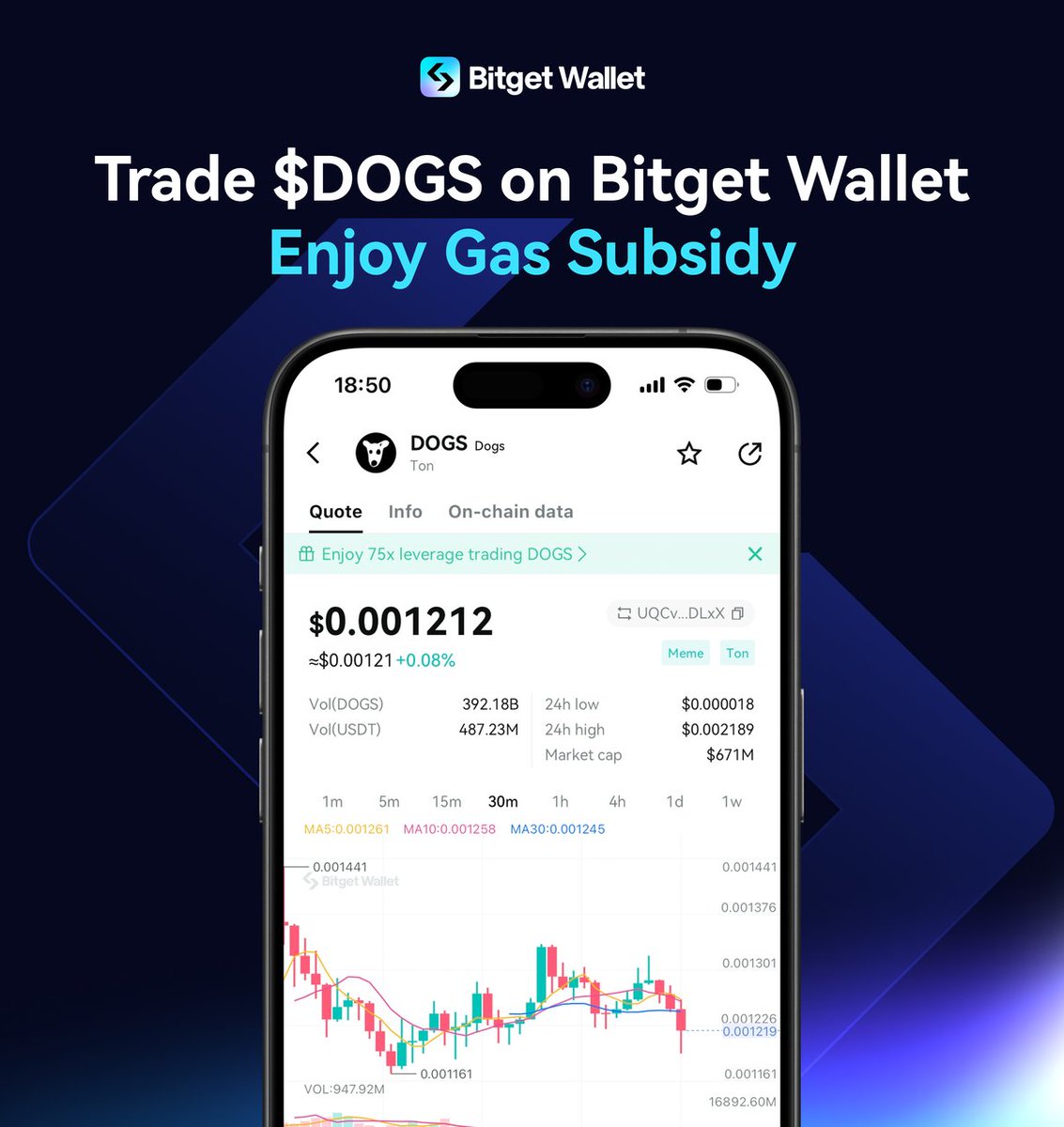 Bitget Wallet 🩵 (@bitgetwallet) on Twitter photo $DOGS has hit a $631M market cap and $2.4B in trading volume! #Memes are still going strong 🔥
<a href="/realDogsHouse/">Dogs Community 🦴</a> Get some $DOGS on #BitgetWallet today, gas-free! 🐶
Continue to enjoy gas-free #TON token swaps with #TONNECT2024 🚀 $DOGS has hit a $631M market cap and $2.4B in trading volume! #Memes are still going strong 🔥
<a href="/realDogsHouse/">Dogs Community 🦴</a> Get some $DOGS on #BitgetWallet today, gas-free! 🐶
Continue to enjoy gas-free #TON token swaps with #TONNECT2024 🚀