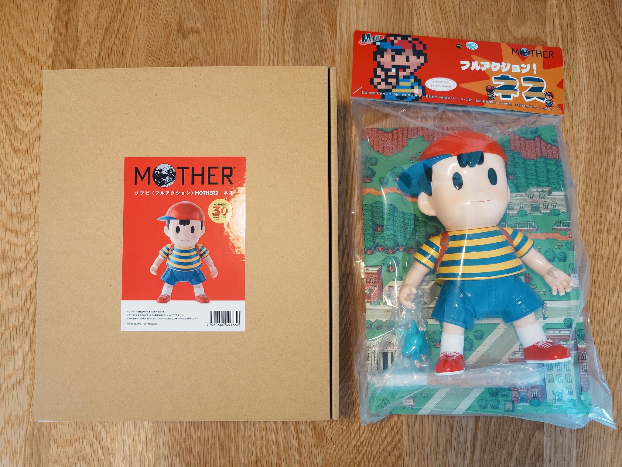 ほぼ日　MOTHER2 ネス フルアクション　ソフビ　新品未開封 ソフビ（フルアクション）MOTHER2 ネス - ほぼ日『MOTHER